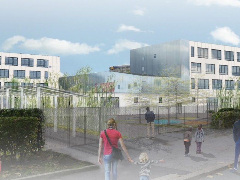 Réhabilitation et modernisation du groupe scolaire Robespierre à La